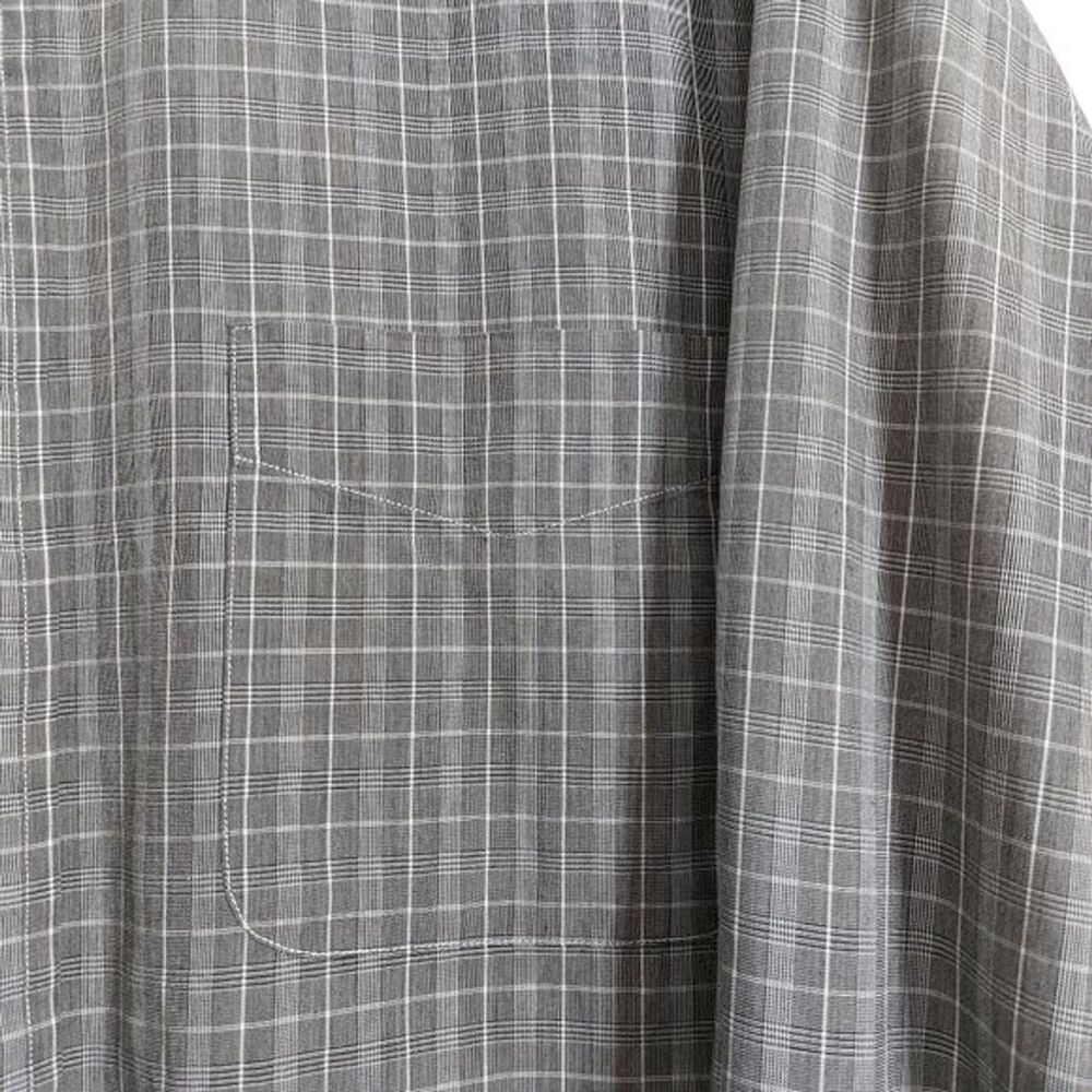 Polo by Ralph Lauren Philip Grey Long Sleeve Button Front Shirt Size 17 34/35 - Picture 3 of 8